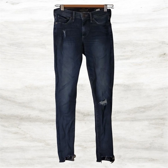 Lucky Brand Denim - Lucky Brand Jeans Women's Size 00 24 Blue Skinny Jeans Ava Skinny Ankle Boho